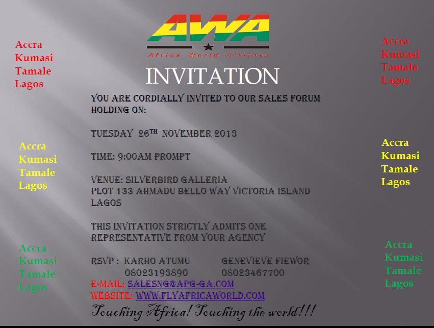 AWA Invitation